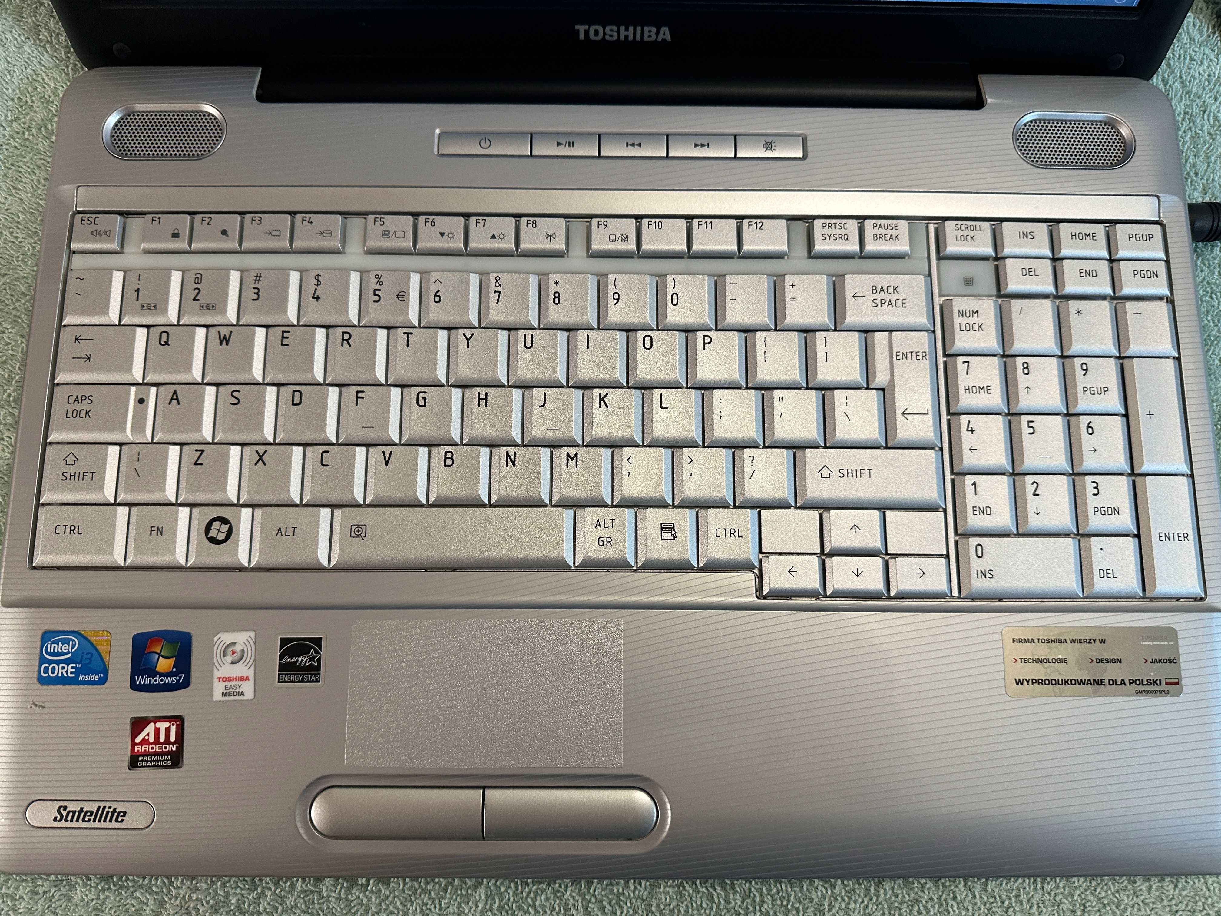 Sprzedam laptopa Toshiba Satellite L500-1Q9