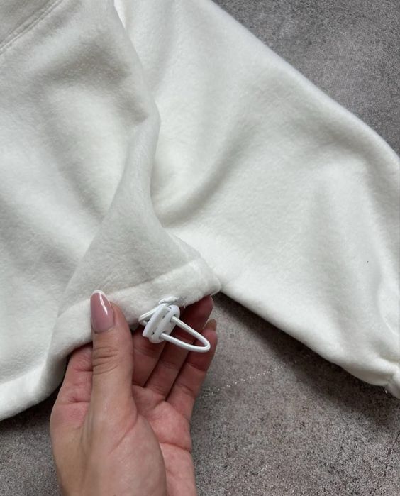 Флісовий костюм в молочному кольорі