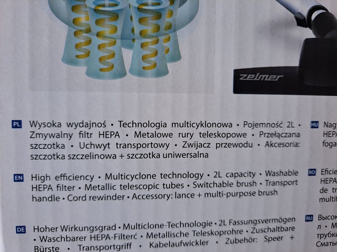 Odkurzacz bezworkowy Zelmer AS4045 GOBI