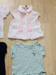 Bluzki dla dziewczynki r. 74 krótki rękaw Reserved Gap Girl Benetton