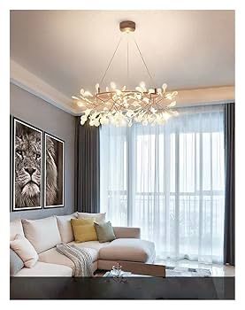 Nowoczesny Żyrandol LED Wiszący Do Salonu i Kuchni - Lampa Firefly