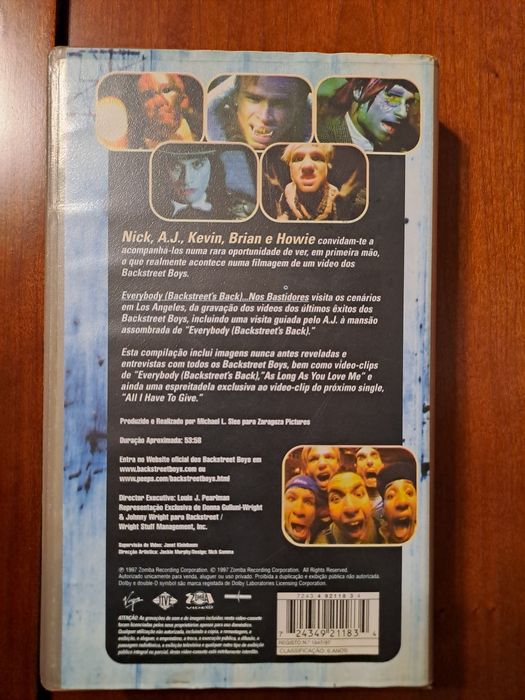 Cassete  de vídeo -  Backstreet Boys