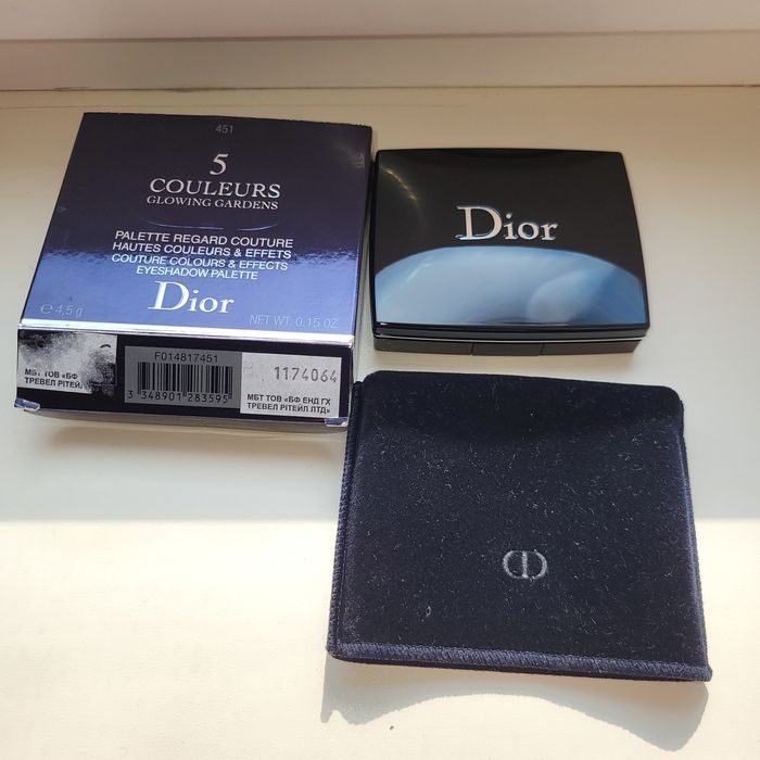 Тіні DIOR нові палетка 451