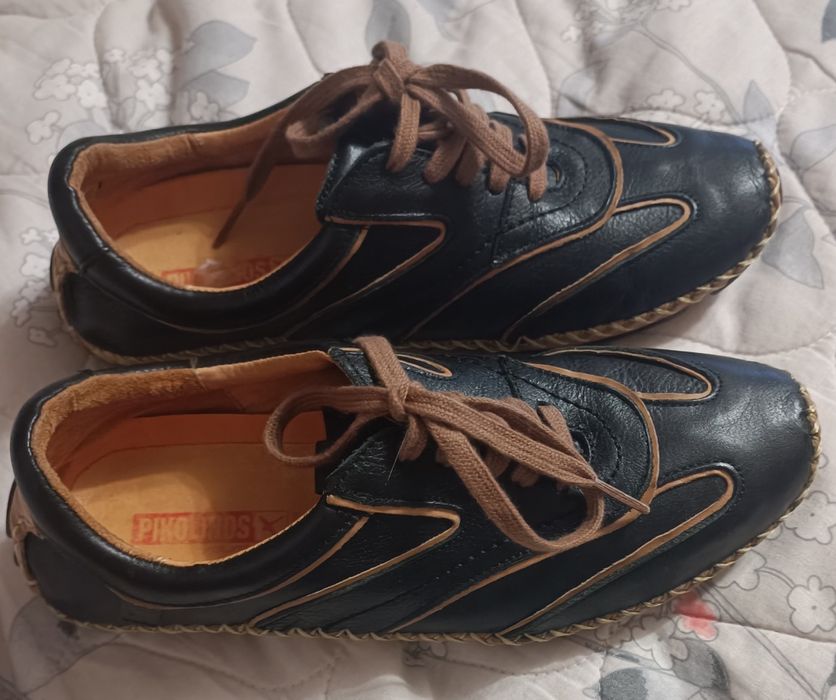 Мокасины кожаные