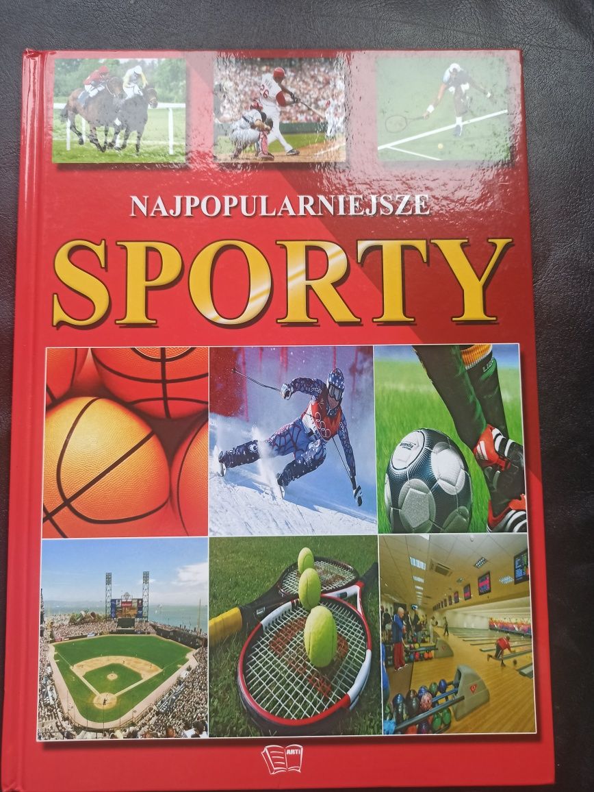 Książka ,,Najpopularniejsze sporty" wyd. Arti