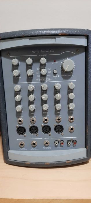 PA completo kustom kps-pm100 já com efeitos Portatel Vintage