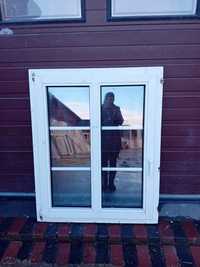 Okno 106x131 drewniane białe ze szprosem DOWÓZ CAŁY KRAJ