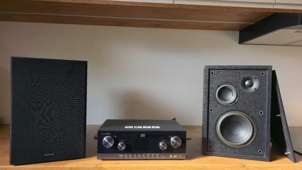 Wieża Stereo Grundig CMS 5000 BT FM DAB+ WIFI SPOTIFY Pilot Kolumny