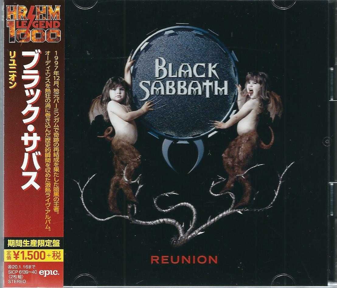 2 CD Black Sabbath - Reunion (Japan 2019) (Epic)