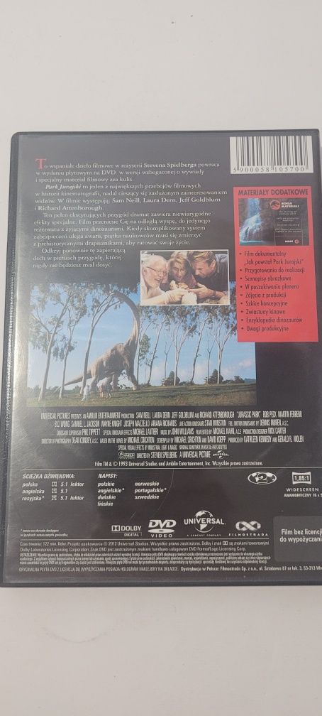 DVD Jurassic Park PL