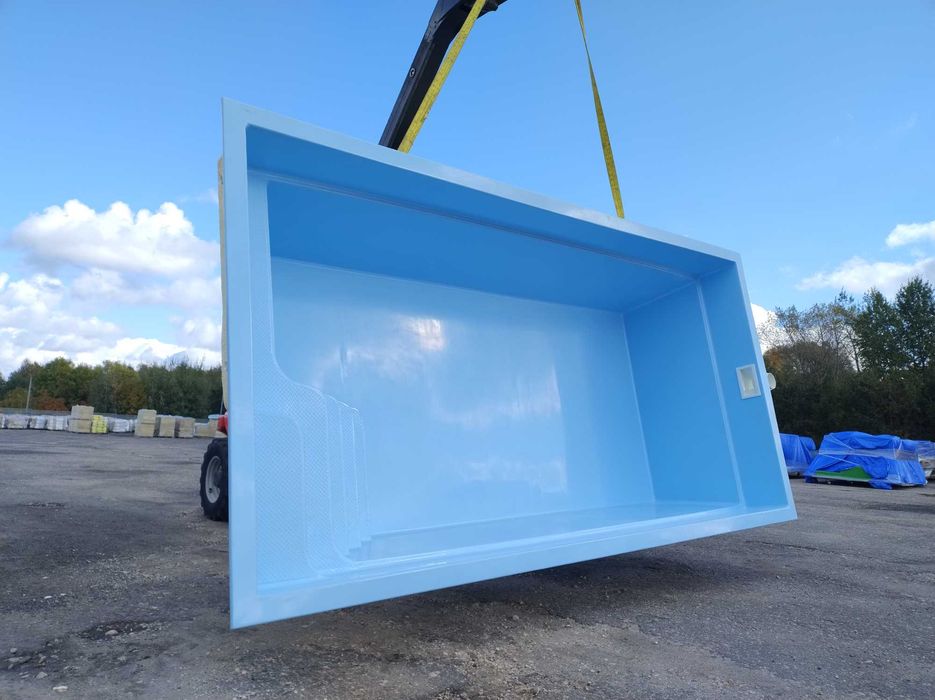 Basen poliestrowy VIGO 600x300x150cm GFK, PRODUCENT!