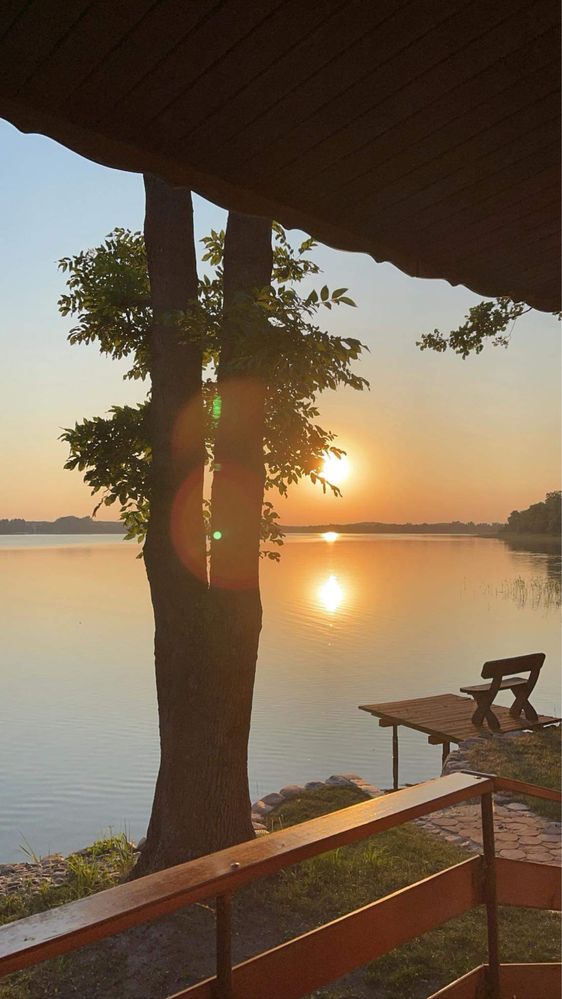 Domek letniskowy nad jeziorem z prywatną plażą