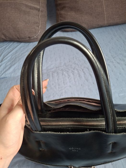 Сумка шкіряна чорного кольору