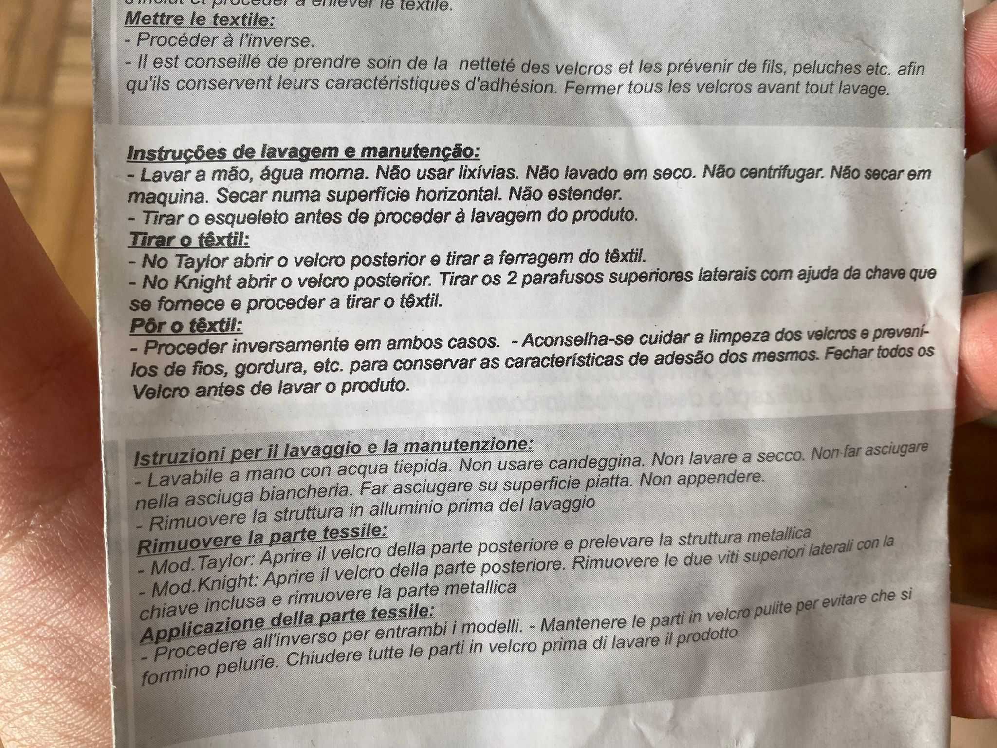 Colete imobilizador