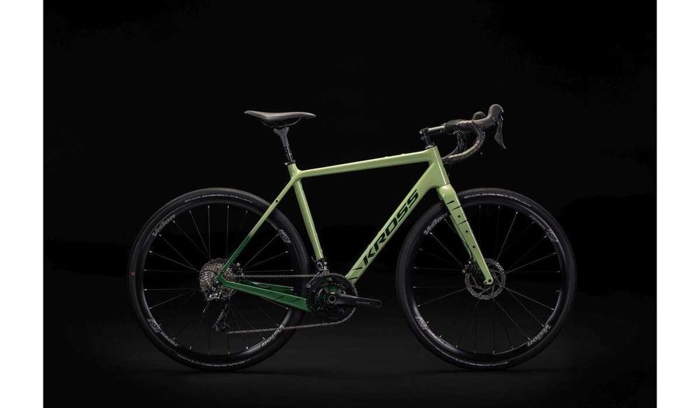 Rower gravel Kross Esker 8.0 2024 zielony M, L, XL - sklep Śląsk