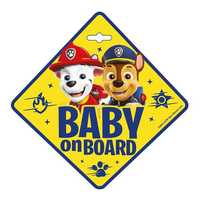 Tabliczka BABY ON BOARD Psi Patrol BOYS