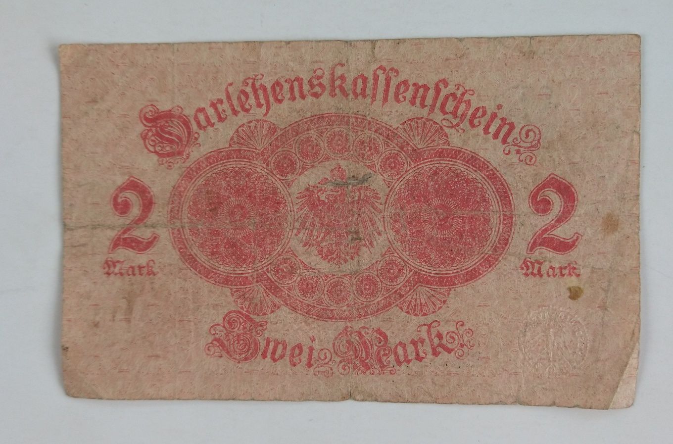Banknot 2 marki , 1914 , Niemcy