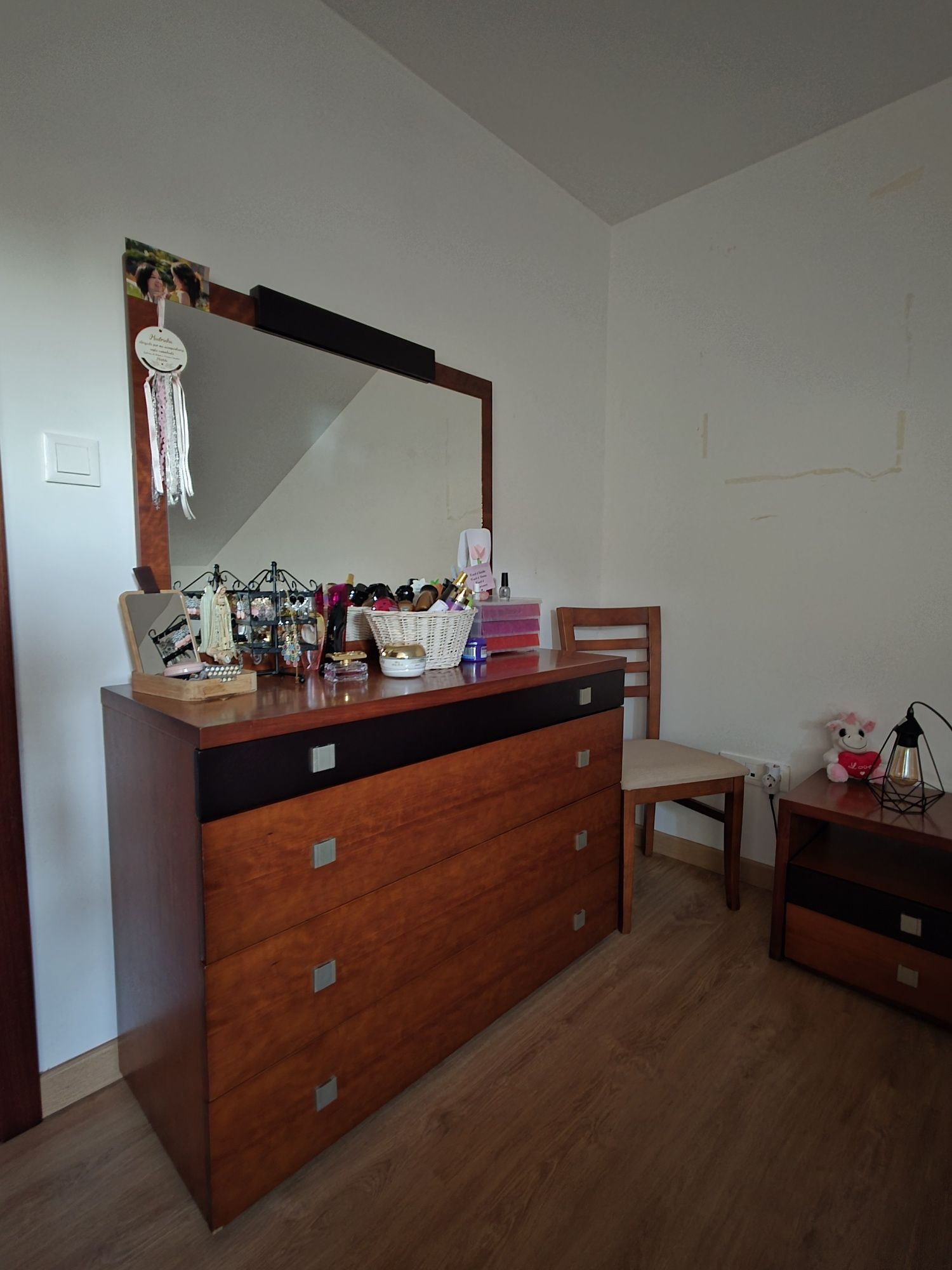 Quarto Casal c/cama+comoda+espelho