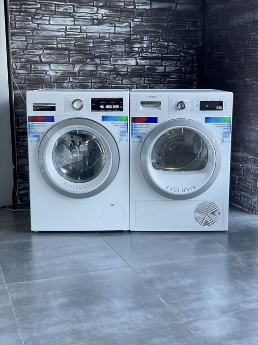 Топовий Комплект Пральна+Сушильна машина Bosch serie 8 | Ідеал | 2021