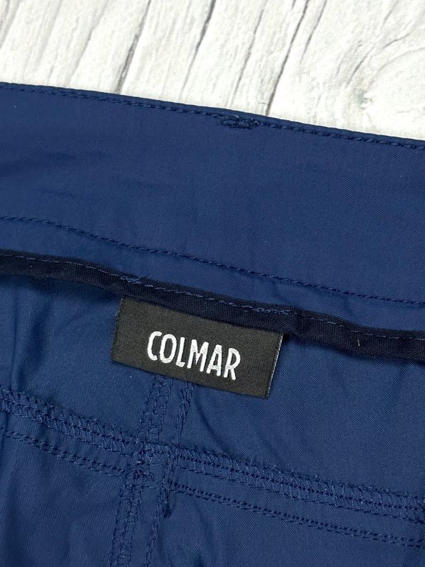 Colmar Lekkie Spodnie Męskie ze Stretchem Regular Fit Logowane r. 46