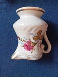 Dzbanuszek porcelanowy kwiatowy Chodzież do mleka lub śmietanki vintag