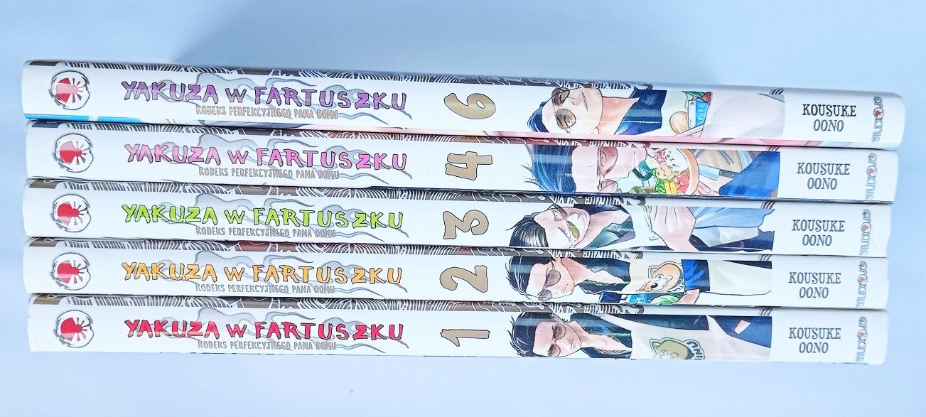 Yakuza w fartuszku kousuke oono zestaw komiksów manga