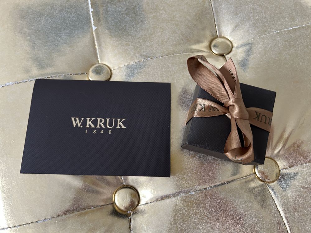 Pierścionek W. Kruk złoty 585, 32 diamenty , rozmiar 14