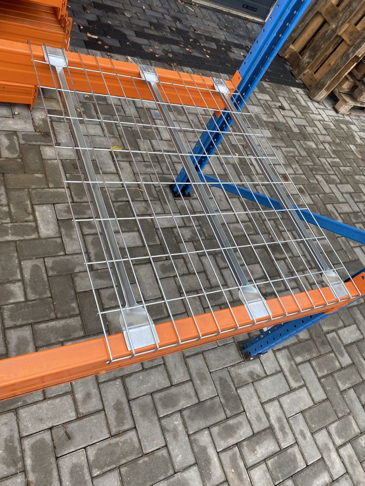 Regały magazynowe paletowe trawersy belki STOW nowe L330cm 1300kg 22r