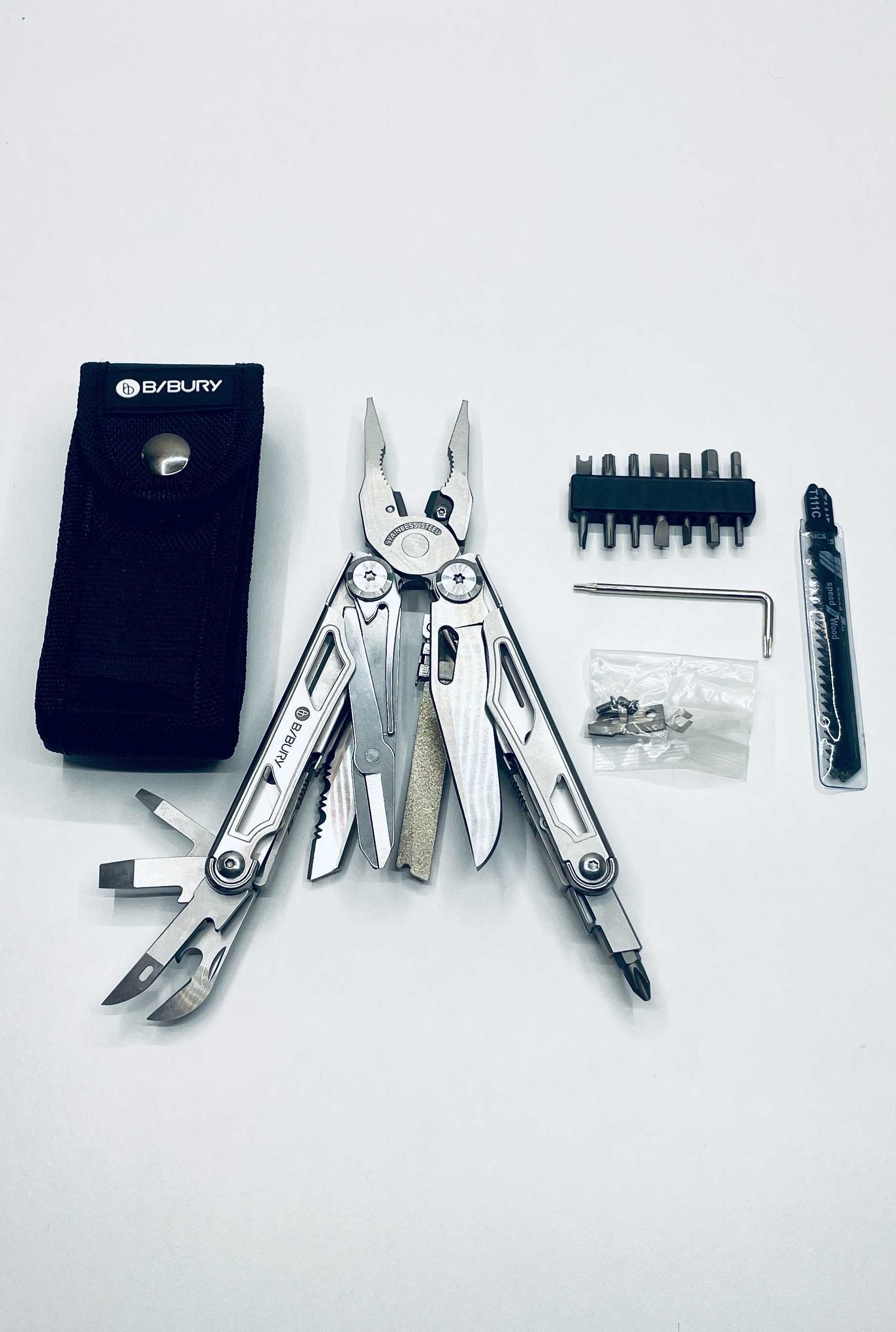 Narzędzie Wielofunkcyjne Multitool BIBURY 34w1 Szczypce Kombinerki