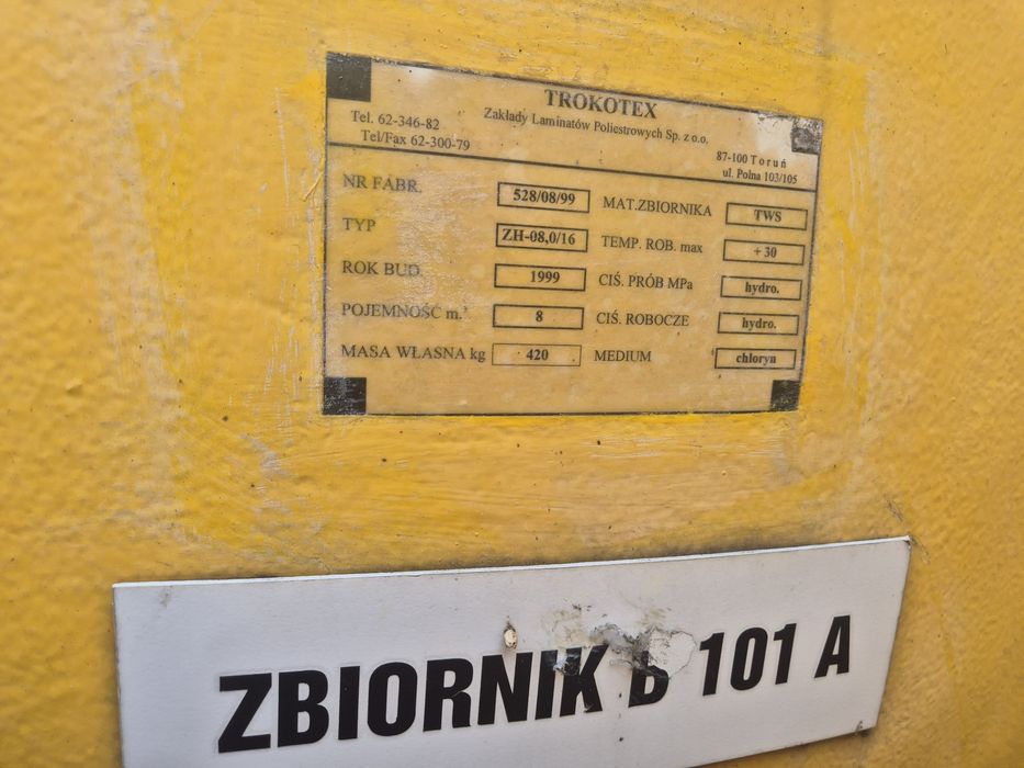 Zbiorniki na nawóz RSM  Trokotex 2 szt 8000L likwidacja gospodarstwa
