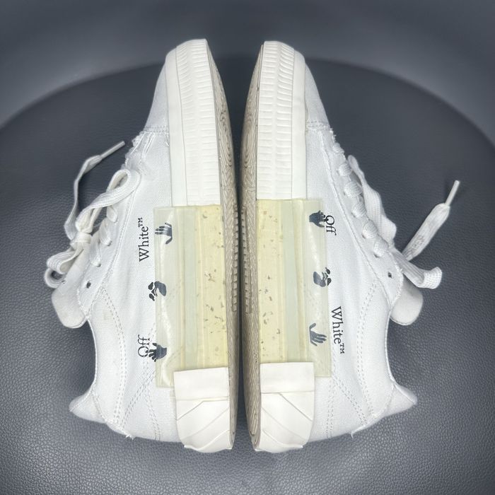 Кроссовки Off-White Vulcanized Eco Canvas Low р.37-38(23.5-24см) ОРИГ!