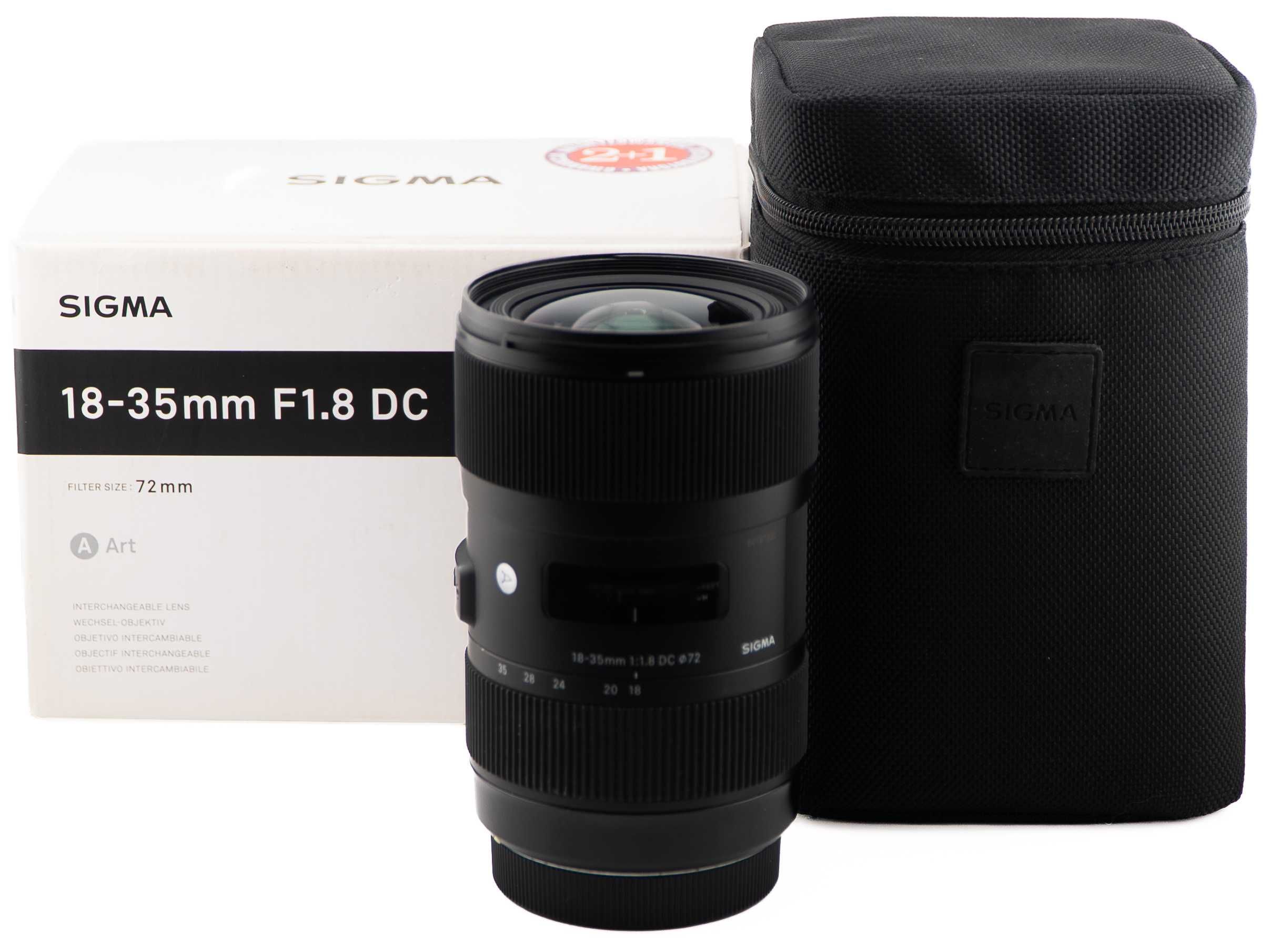 Obiektyw Sigma A 18-35 mm f/1.8 DC HSM pod Canon EF-S