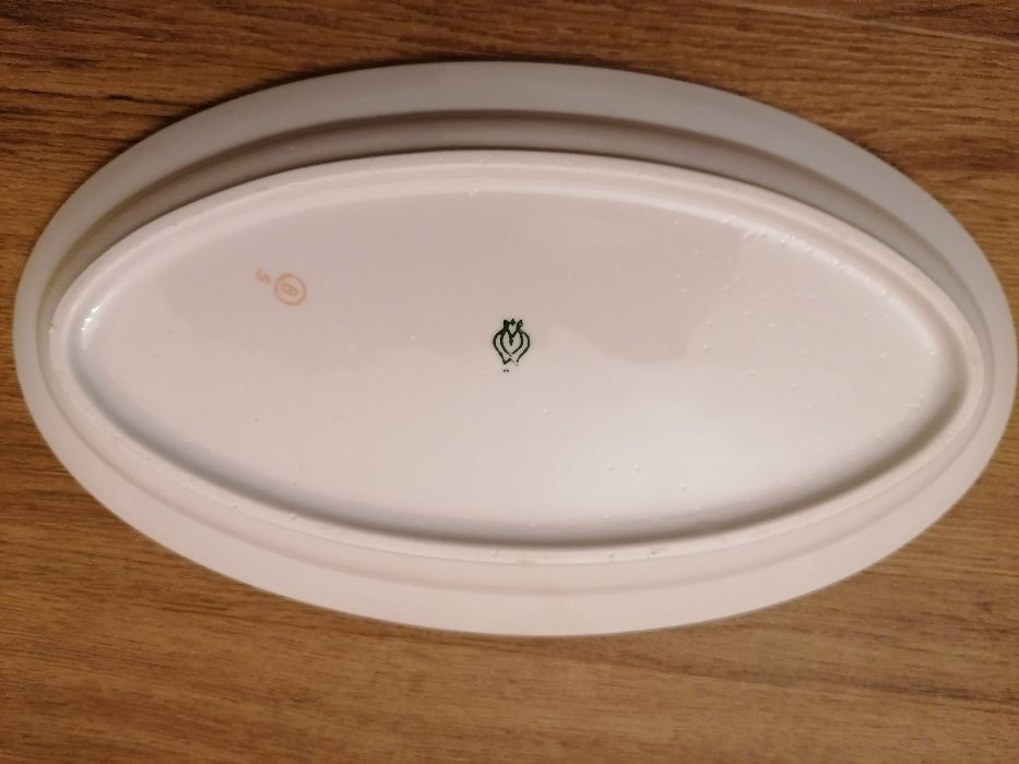 Półmisek biały prl stary