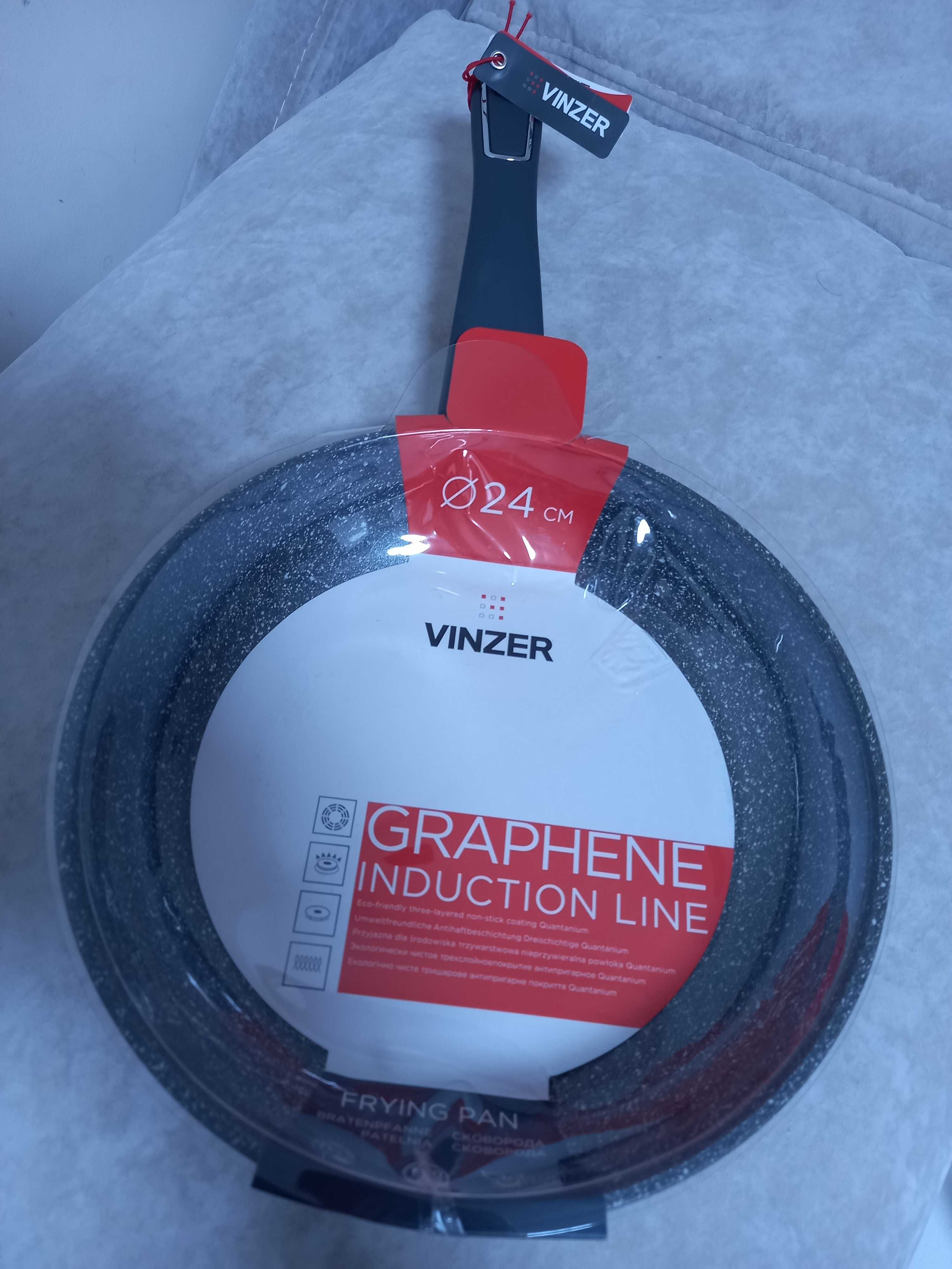 Vinzer Graphene Induction Line 50409 сковорода сковорідка 24 см