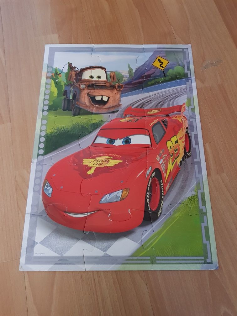 Puzzle Mcqueen 4 rodzaje
