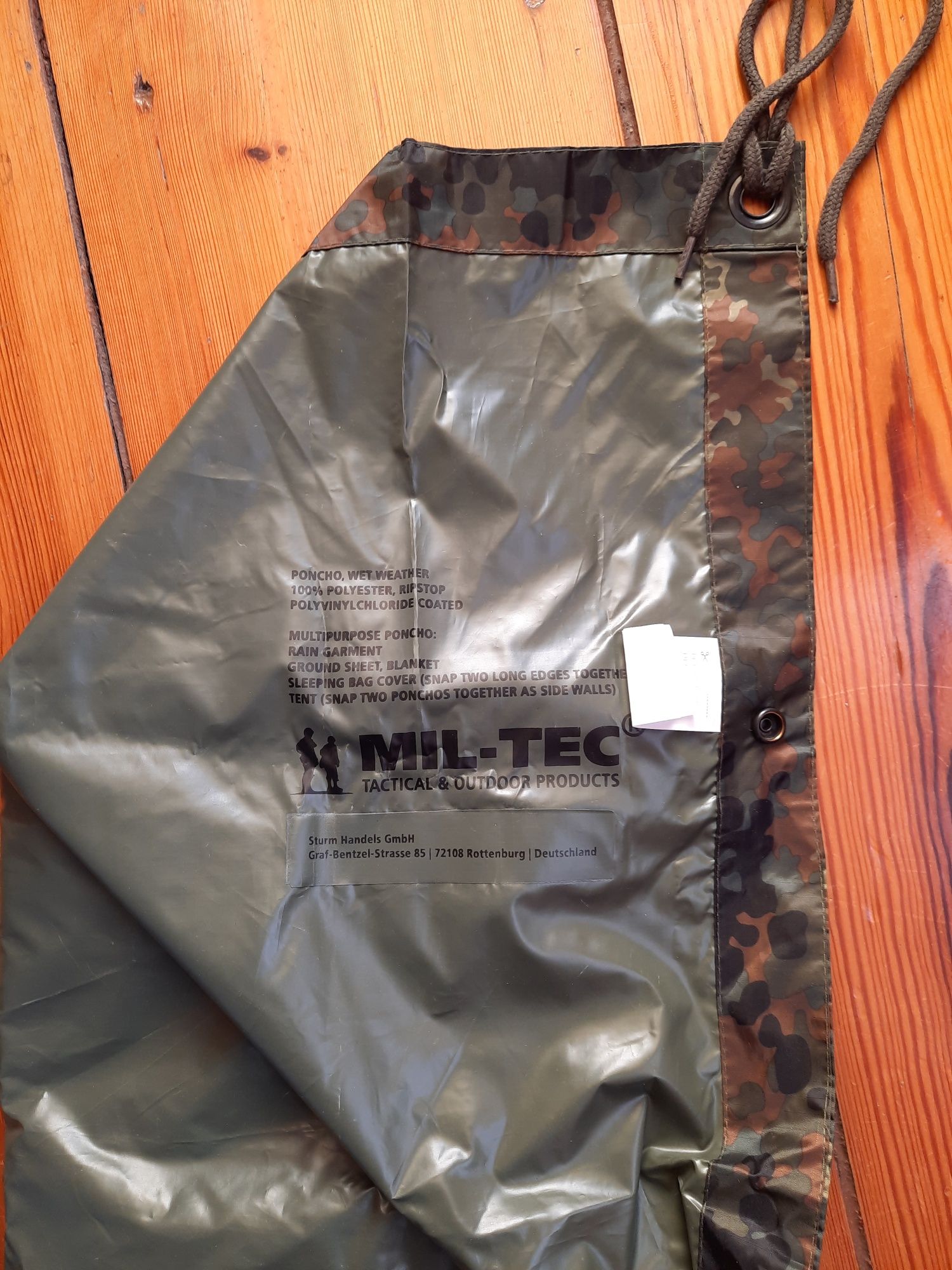 Ponczo Mil-Tec US Rip-Stop - Flecktarn