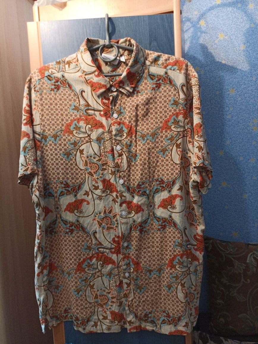 Рубашка Гавайка Asoas Design, Вискоза размер L-XL