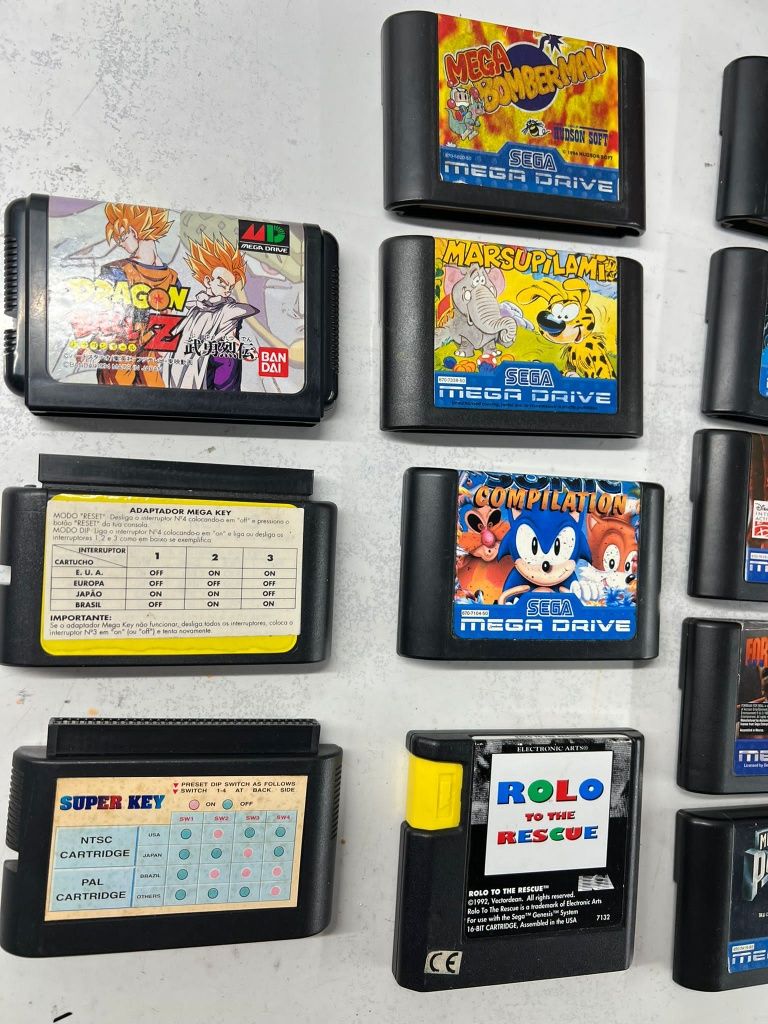 Cartuchos megadrive sega mega drive