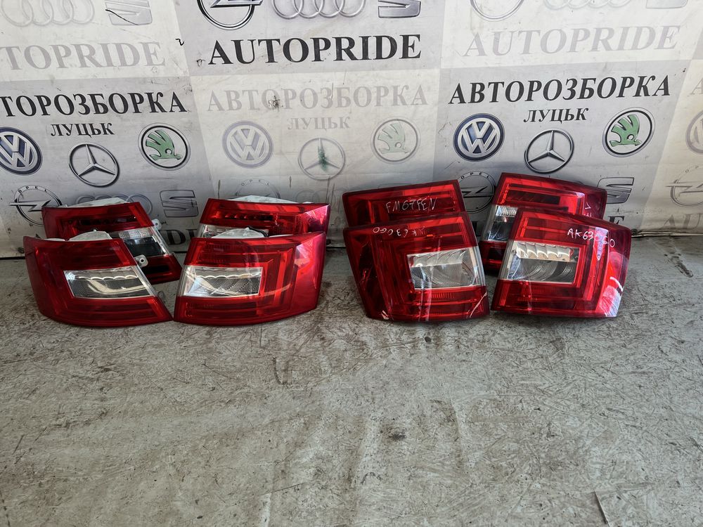 Задній стоп ліхтар фонарь шкода октавія а7 skoda oktavia a7 октавіа а7
