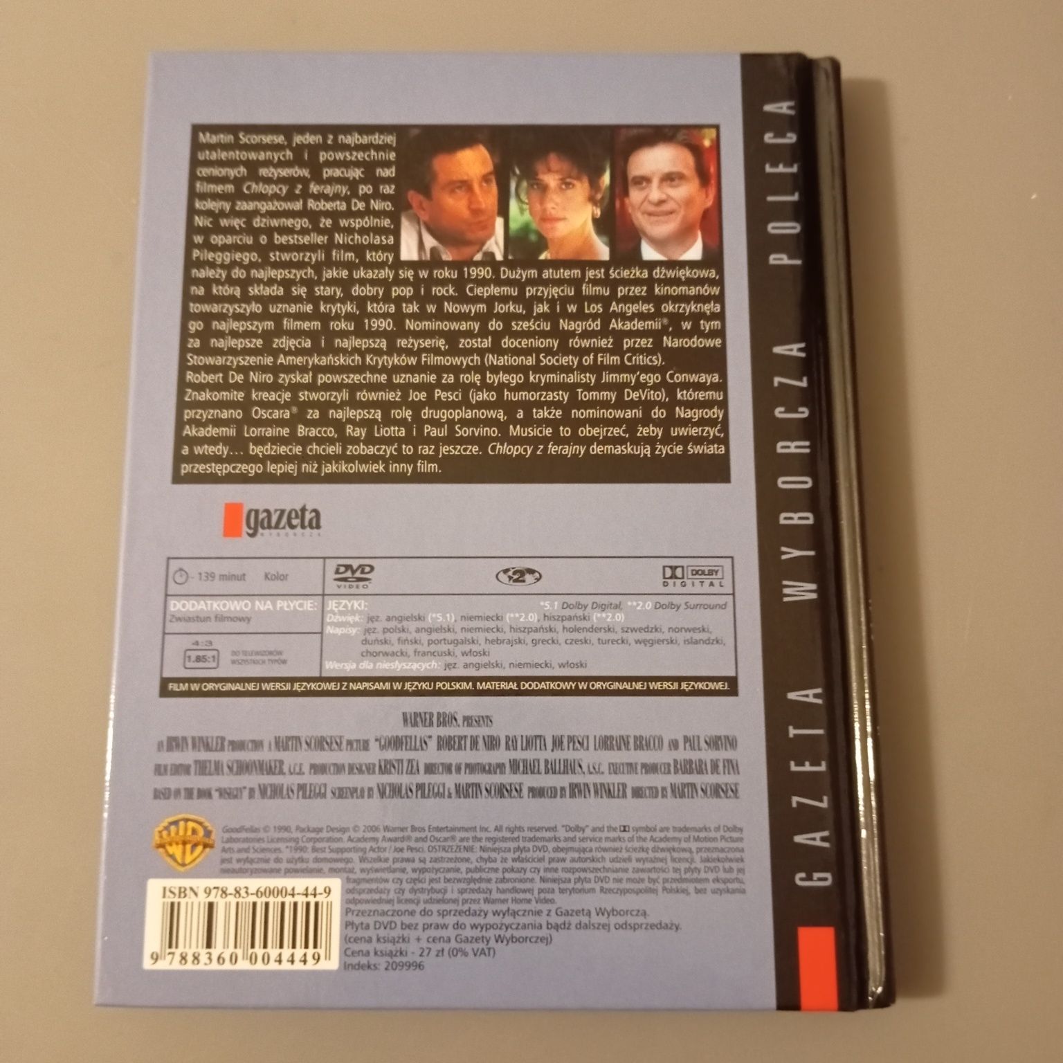 Chłopcy z ferajny, film DVD, stan bdb