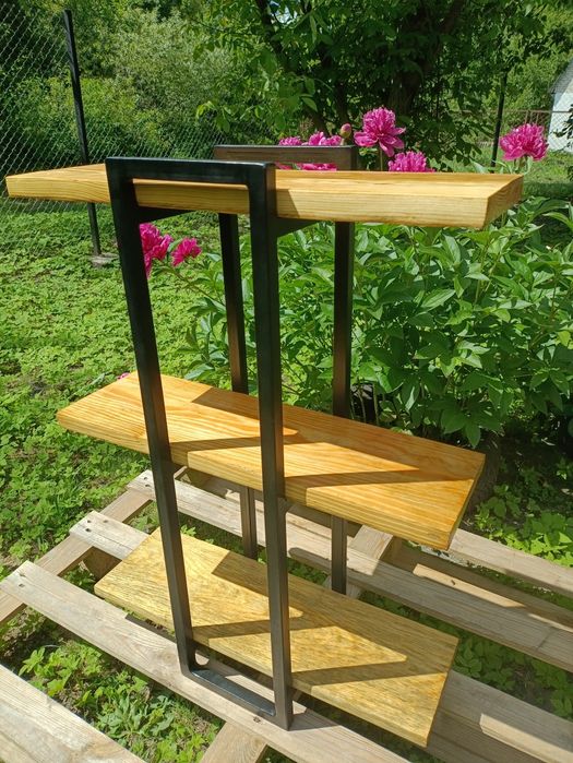 Поличка етажерка лофт 80*60см