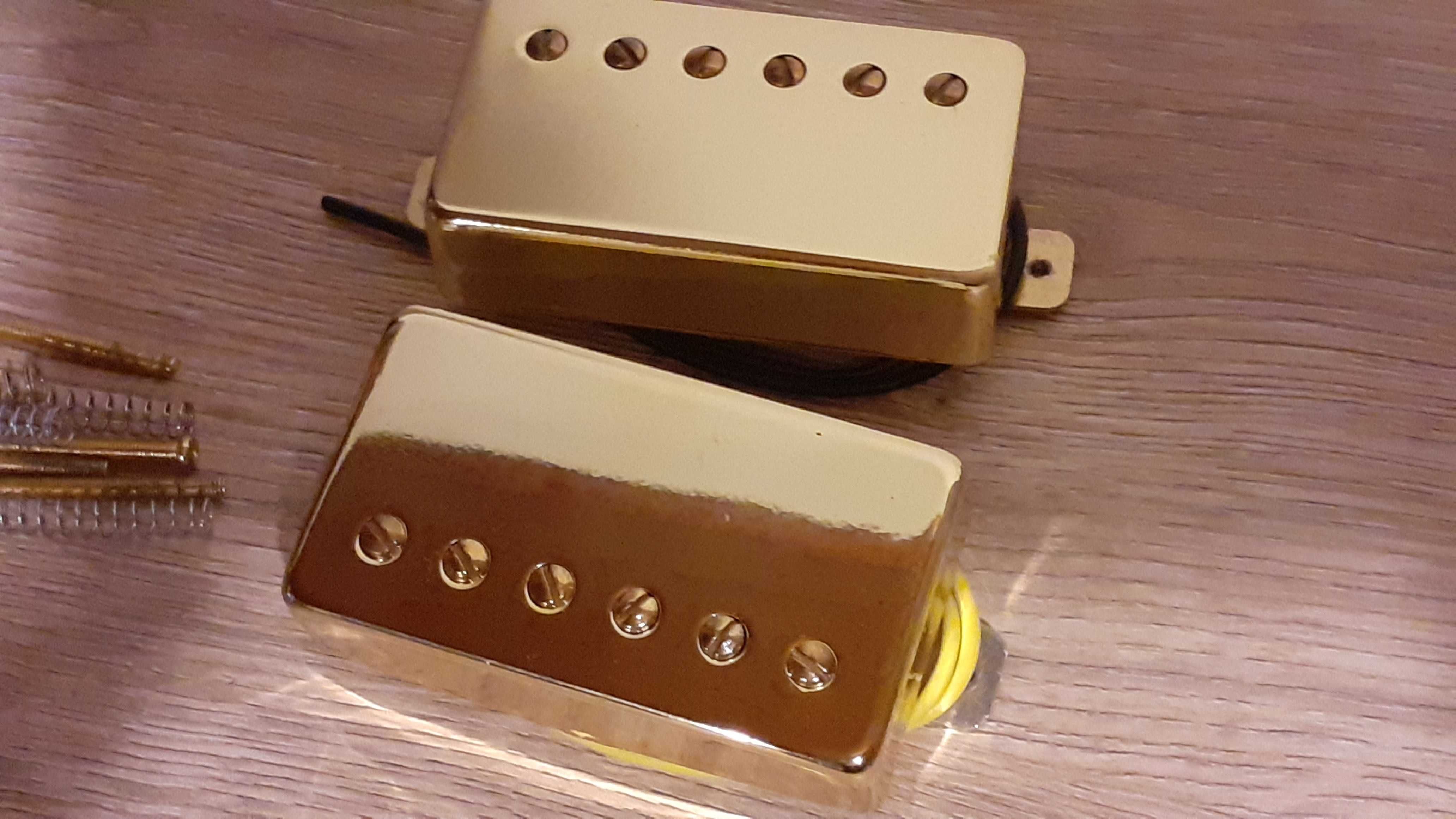Humbuckers Neck/Bridgel (dourados)