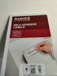 Етикетки самоклеючі Axent 2462-A 100 аркушів A4, 105x74.6 мм
