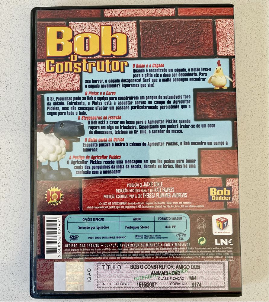 Filme - Bob o construtor: Amigo dos animais - DVD