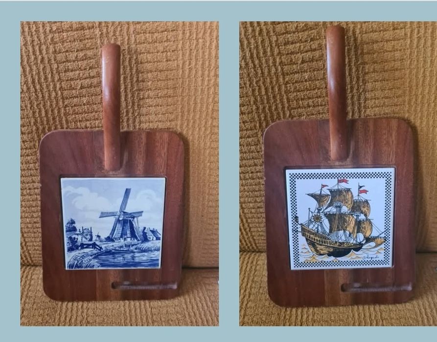 Vintage Bois Manu Wood Cutting Board Cheese Tray Charcuterie Board