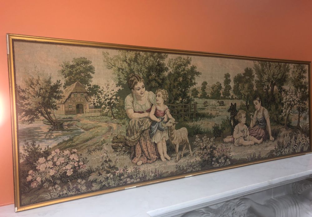 Quadro Gobelin antigo