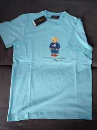 Błękitny t-shirt Polo Ralph Lauren M,L,XL,XXL bawełna