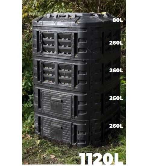 Kompostownik 1120 L na bioodpady Nowy Modularny! KAT