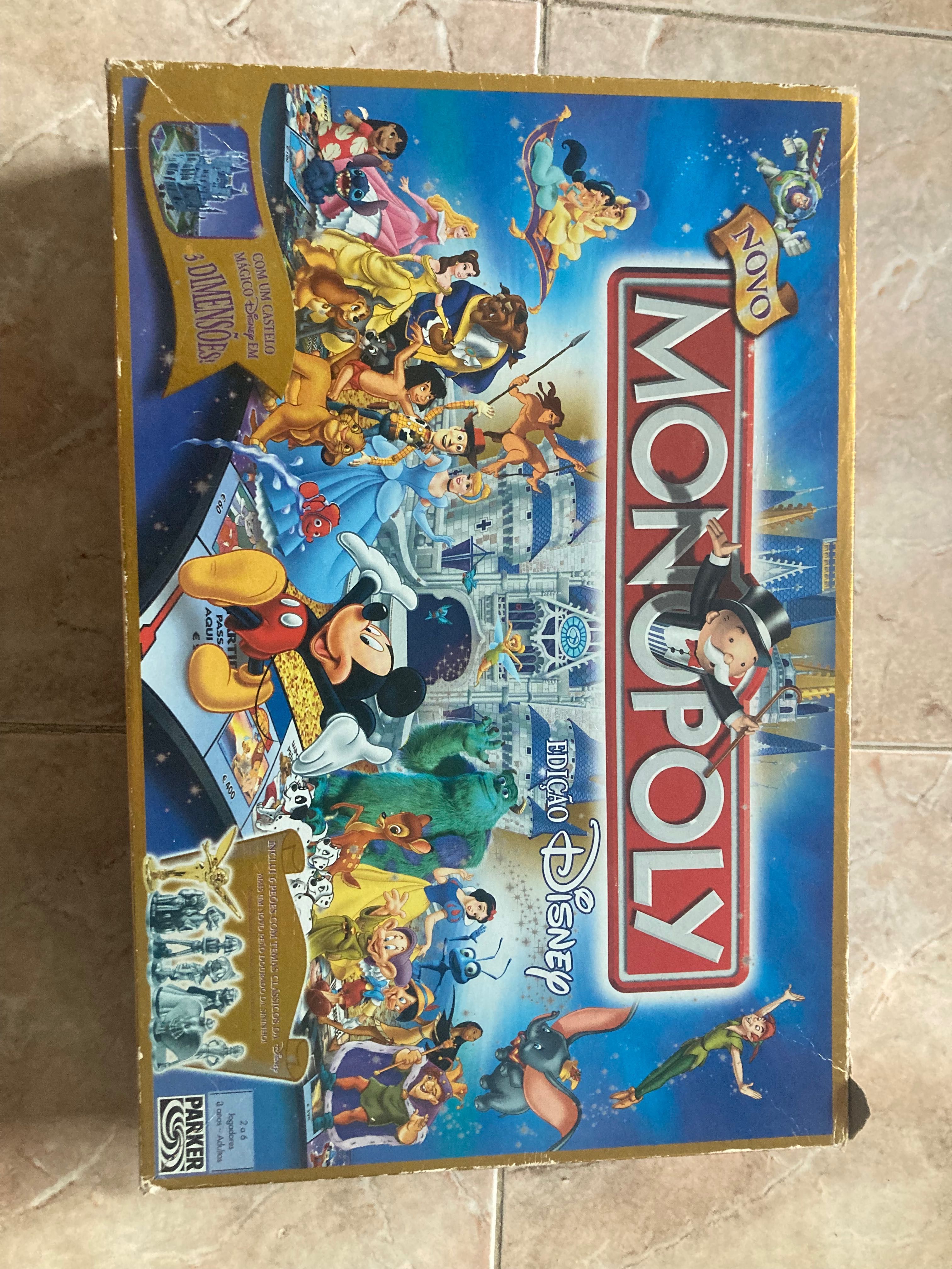 Monopólio Disney Edição Limitada com Castelo 3D