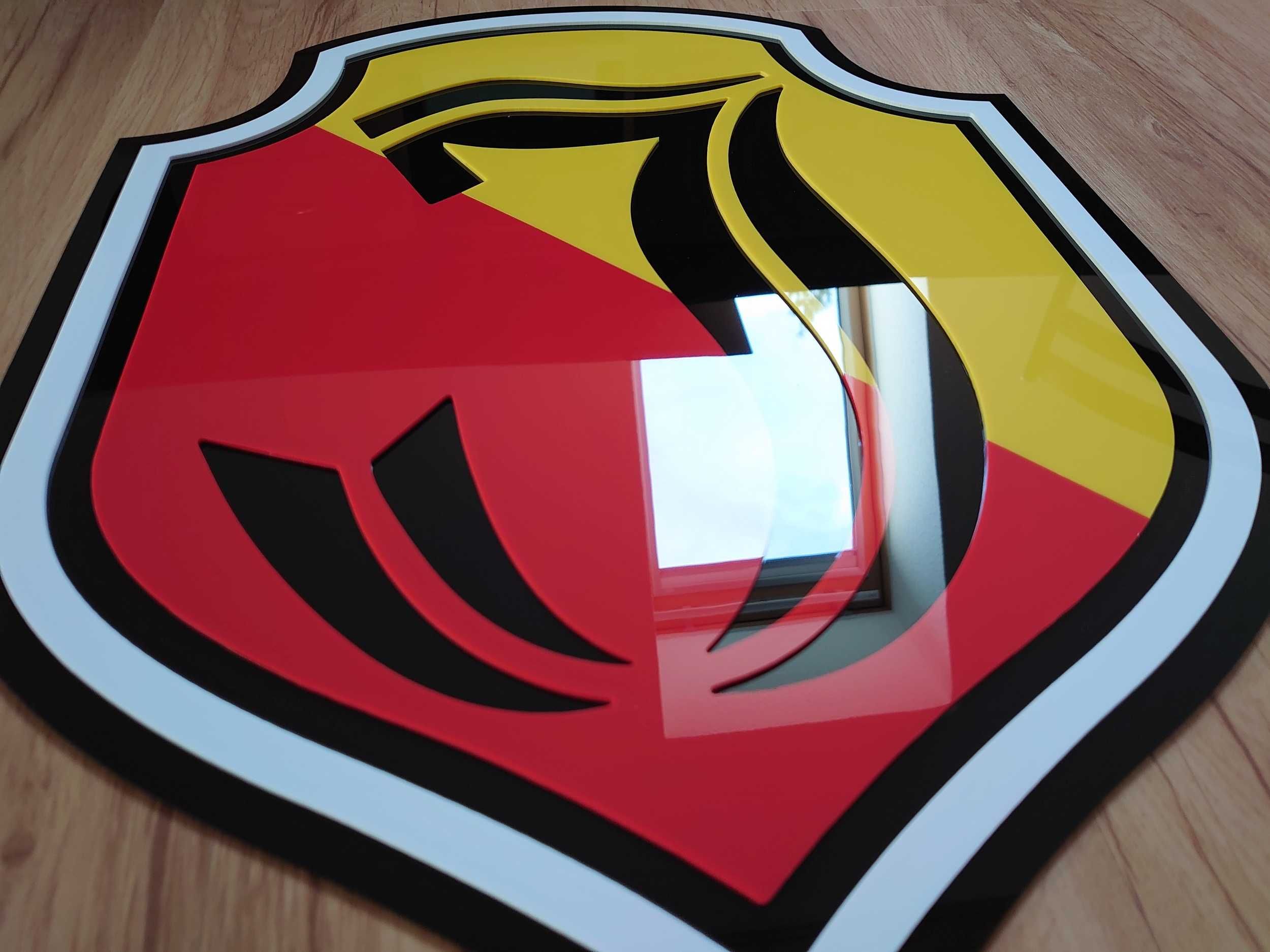 Herb Jagiellonia Białystok na ścianę prezent dla fana klubu dla męża